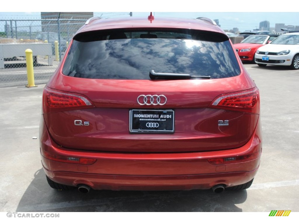 2010 Q5 3.2 quattro - Garnet Red Pearl Effect / Black photo #8