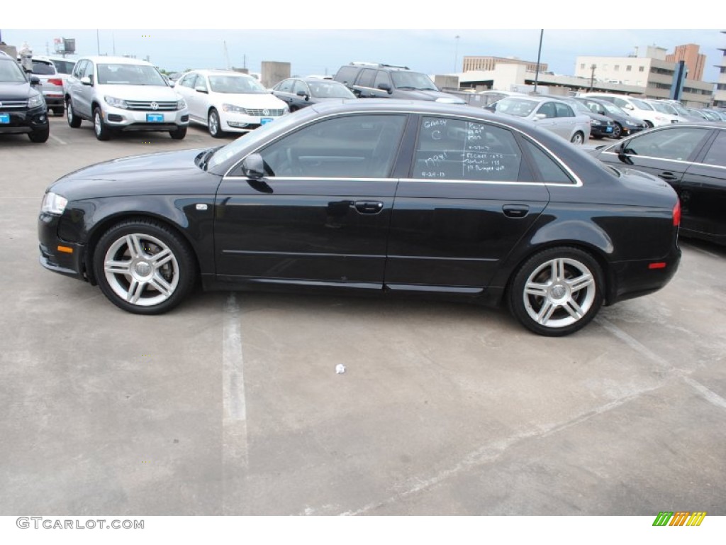 Brilliant Black 2008 Audi A4 2.0T quattro Sedan Exterior Photo #80445771