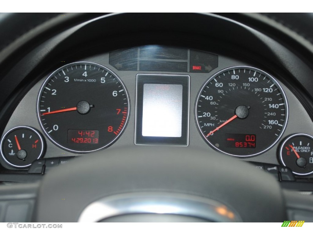 2008 Audi A4 2.0T quattro Sedan Gauges Photo #80446331