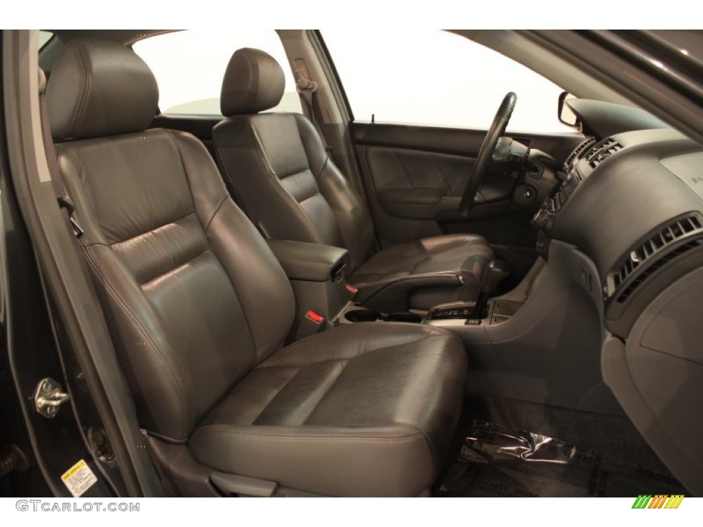 2005 Accord EX-L Sedan - Graphite Pearl / Black photo #10