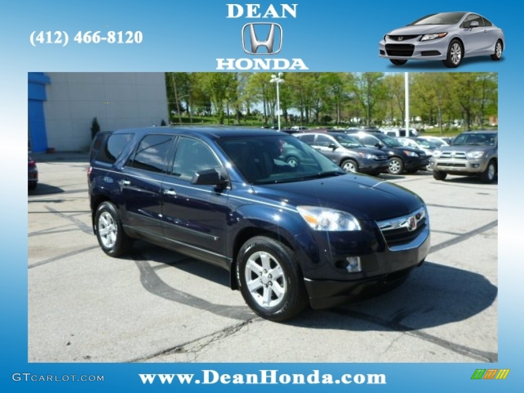 2008 Outlook XE AWD - Midnight Blue / Gray photo #1