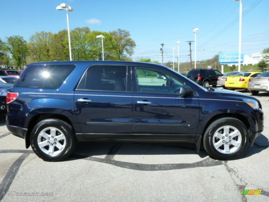2008 Outlook XE AWD - Midnight Blue / Gray photo #2