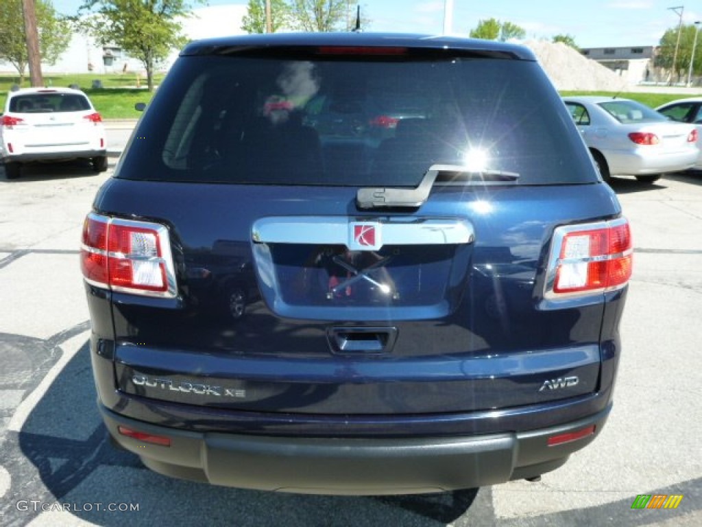 2008 Outlook XE AWD - Midnight Blue / Gray photo #4