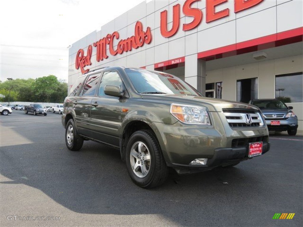 2006 Pilot EX-L 4WD - Amazon Green Metallic / Olive photo #1