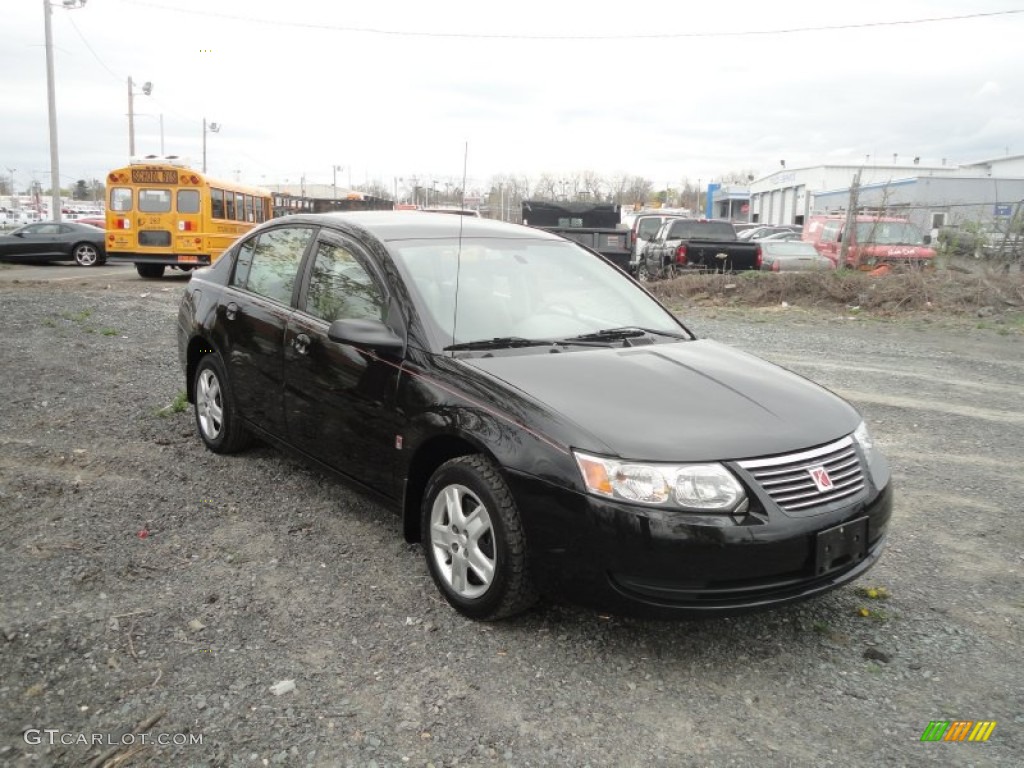 Black Onyx 2007 Saturn ION 2 Sedan Exterior Photo #80448271
