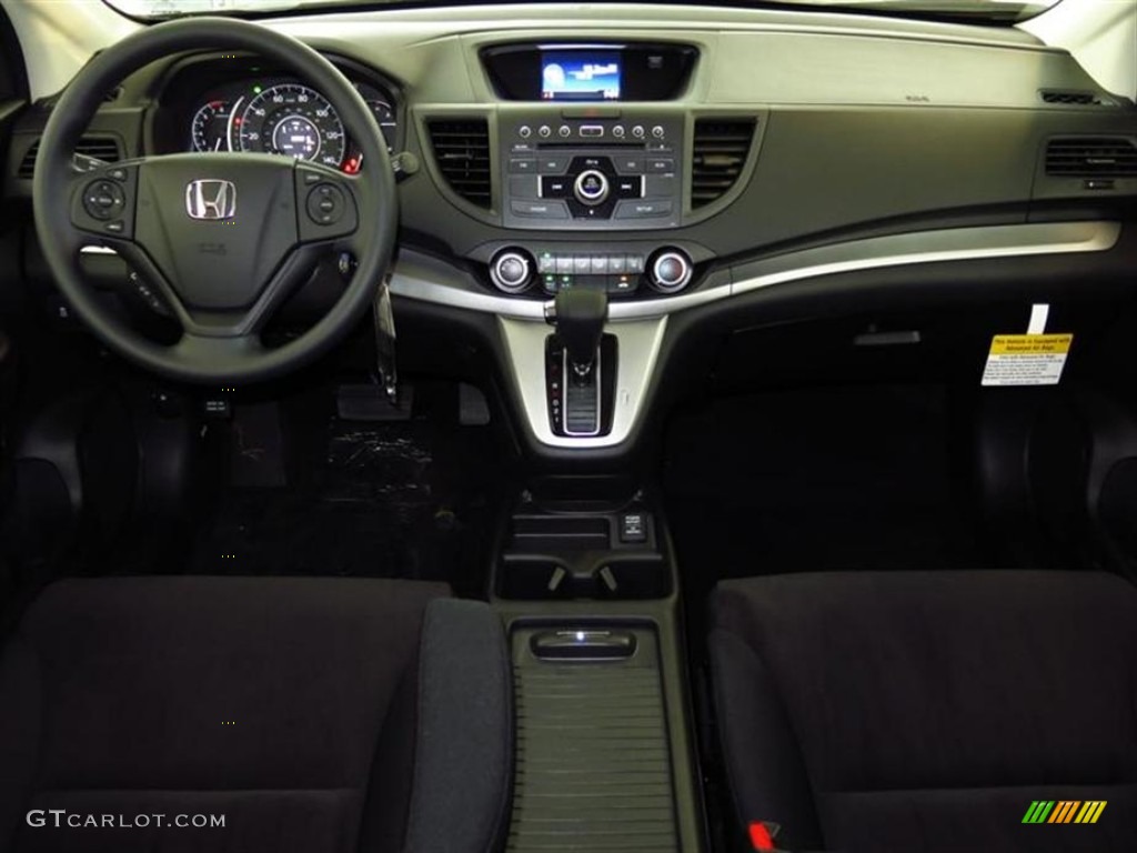 2013 CR-V LX - Crystal Black Pearl / Black photo #5