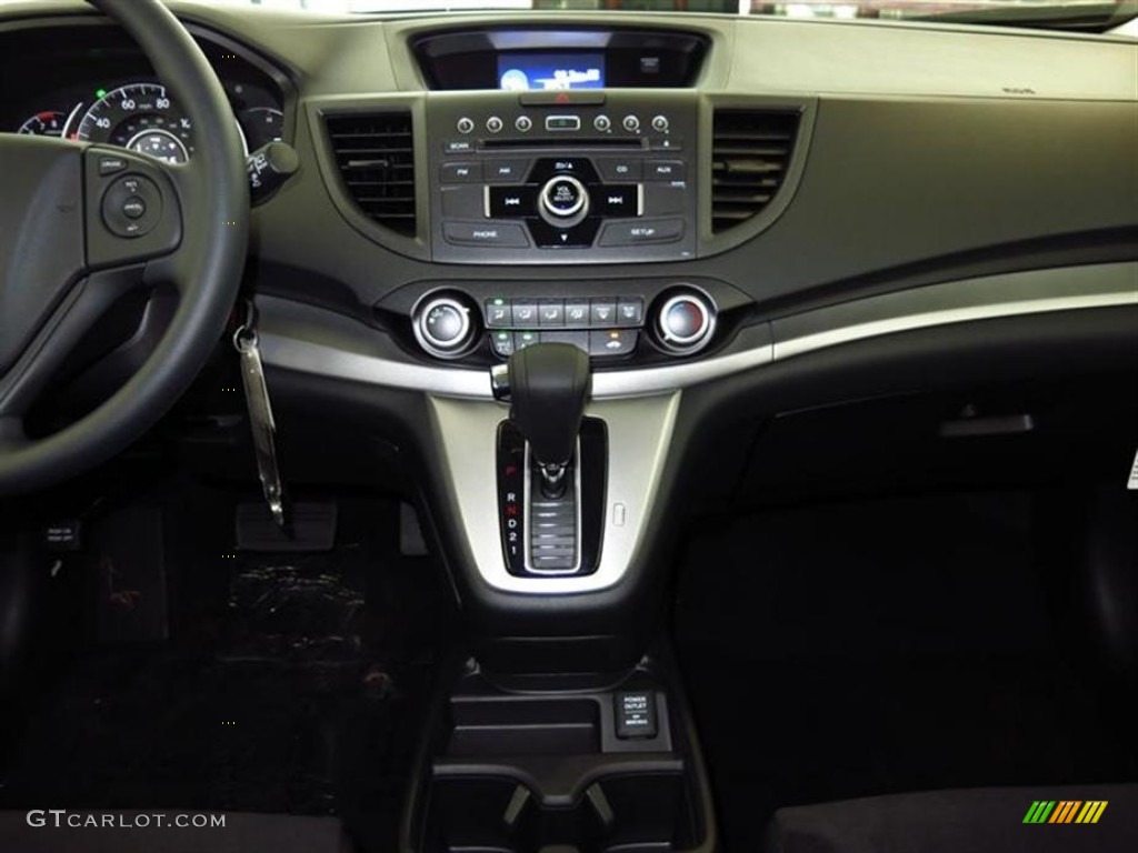 2013 CR-V LX - Crystal Black Pearl / Black photo #7