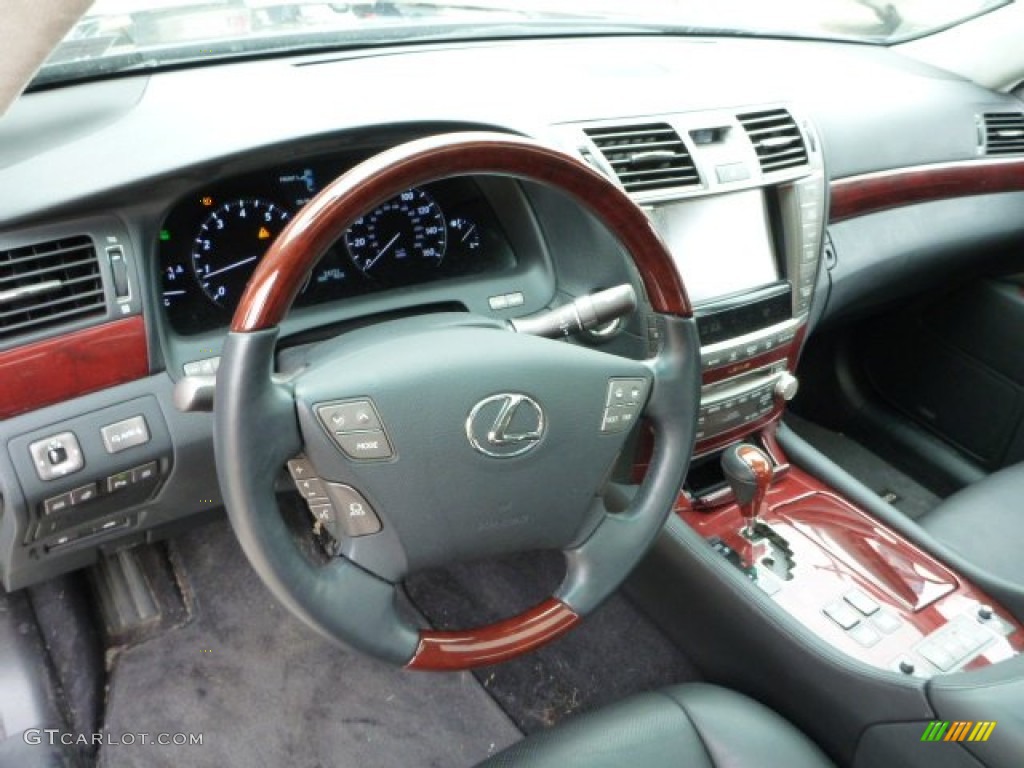 2010 Lexus LS 460 L AWD Black Dashboard Photo #80449256