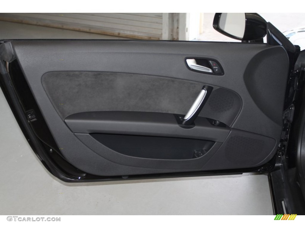 2008 Audi TT 2.0T Coupe Black Door Panel Photo #80449657