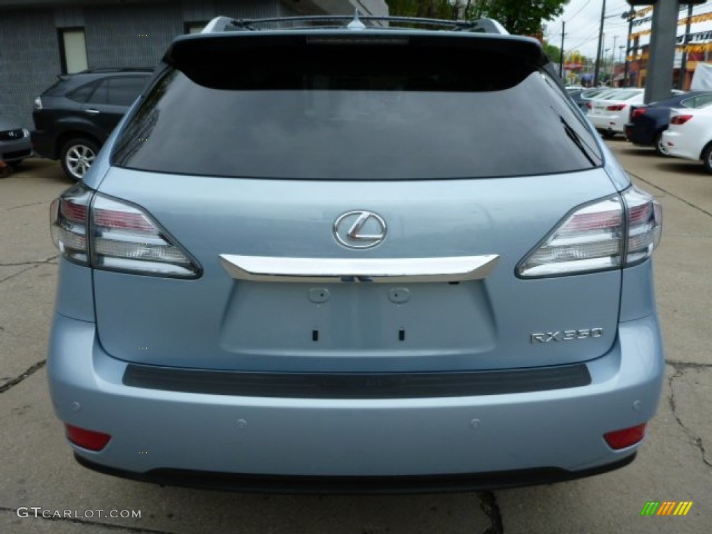 2012 RX 350 AWD - Cerulean Blue Metallic / Light Gray photo #9