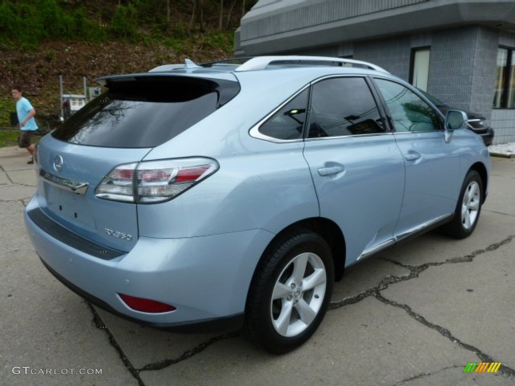 2012 RX 350 AWD - Cerulean Blue Metallic / Light Gray photo #10