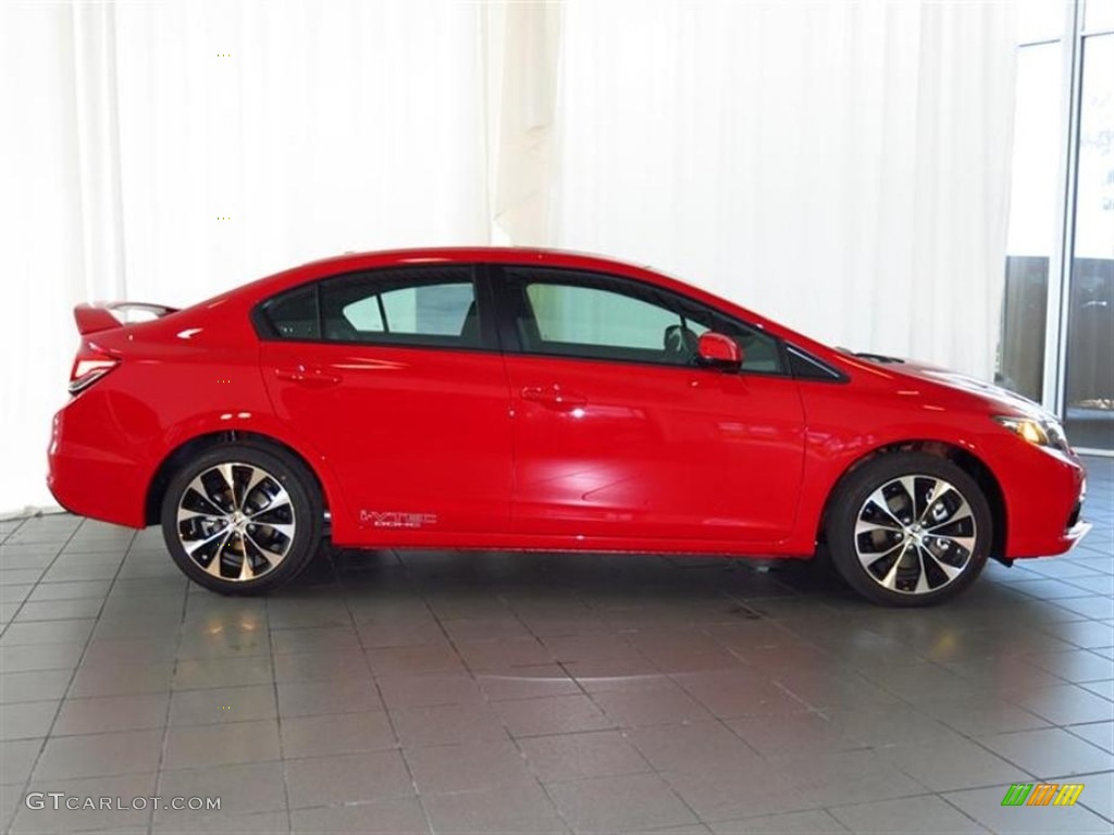 Rallye Red 2013 Honda Civic Si Sedan Exterior Photo #80449751