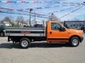 2004 Orange Ford F350 Super Duty XL Regular Cab Chassis  photo #7