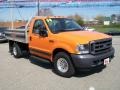 2004 Orange Ford F350 Super Duty XL Regular Cab Chassis  photo #8