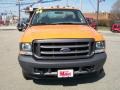 2004 Orange Ford F350 Super Duty XL Regular Cab Chassis  photo #9