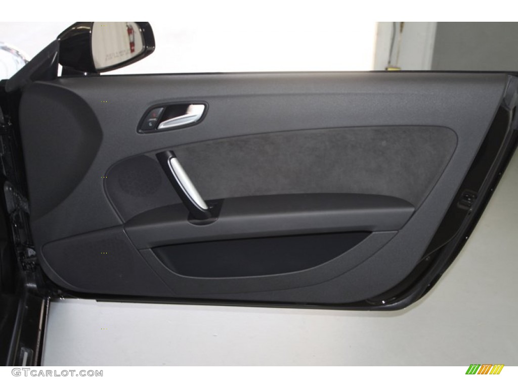 2008 Audi TT 2.0T Coupe Black Door Panel Photo #80450096