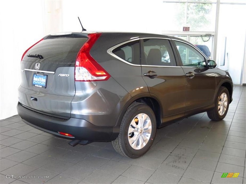 2013 CR-V EX AWD - Polished Metal Metallic / Gray photo #3