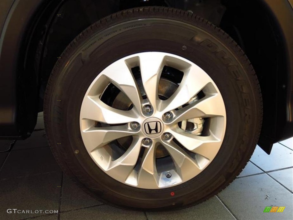 2013 CR-V EX AWD - Polished Metal Metallic / Gray photo #4