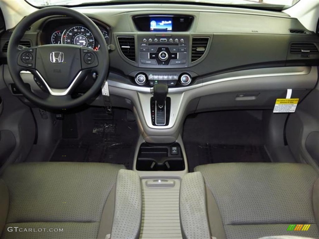 2013 CR-V EX AWD - Polished Metal Metallic / Gray photo #5