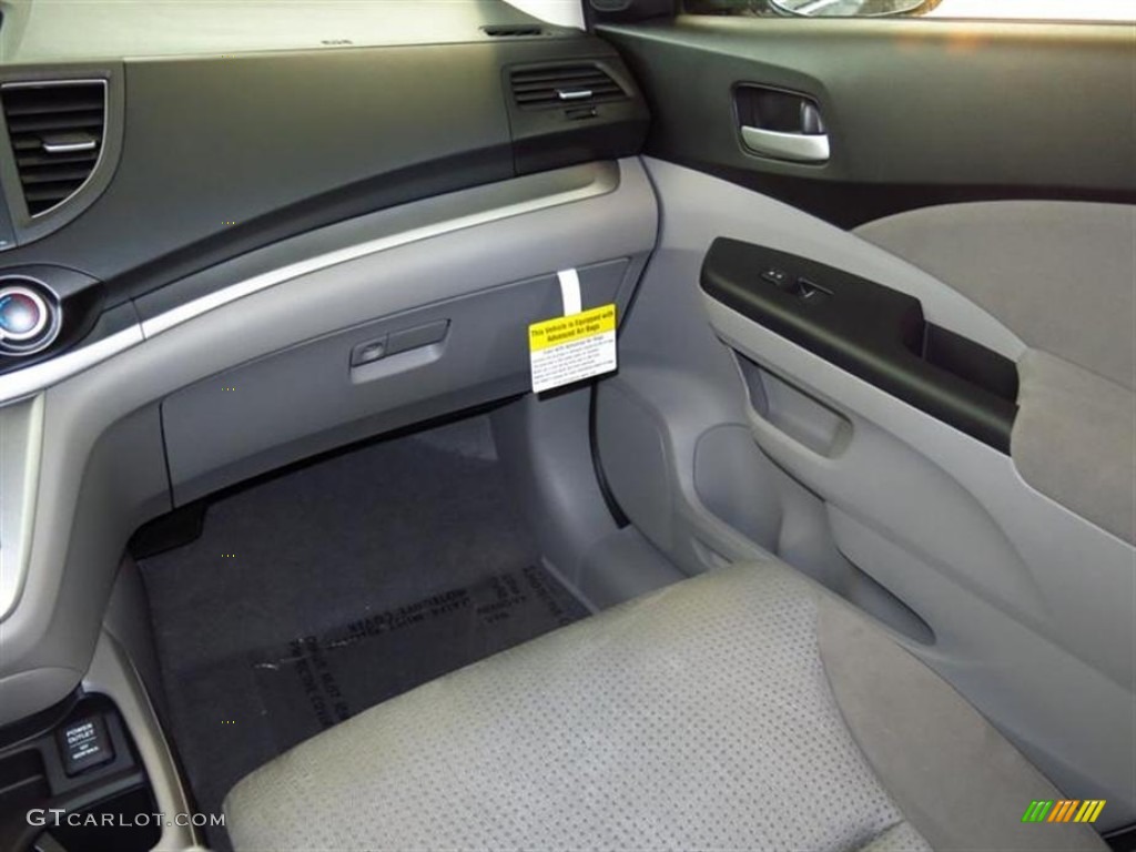 2013 CR-V EX AWD - Polished Metal Metallic / Gray photo #8
