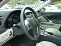 Light Gray 2011 Lexus IS 250 AWD Steering Wheel