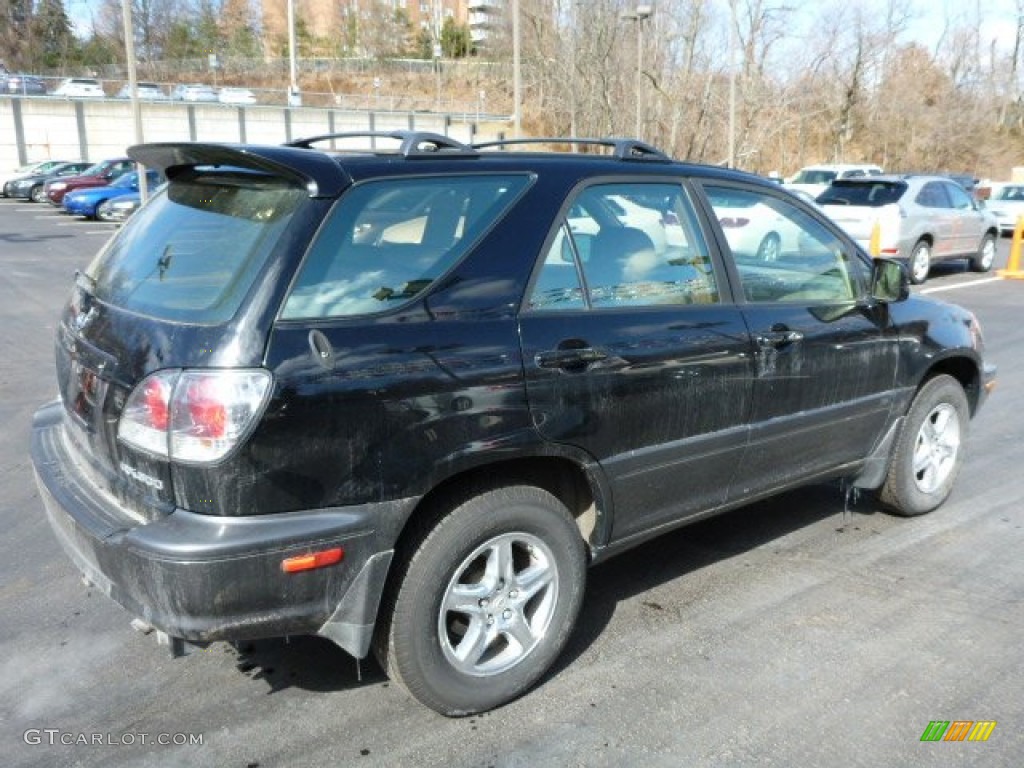 2001 RX 300 AWD - Black Onyx / Ivory photo #11