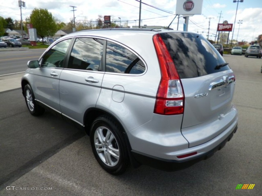 2010 CR-V EX-L AWD - Alabaster Silver Metallic / Black photo #5