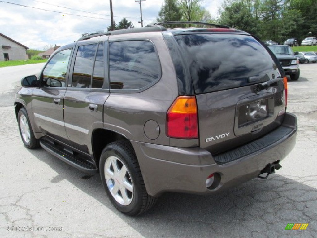 2008 Envoy SLT 4x4 - Medium Brown Metallic / Ebony photo #6