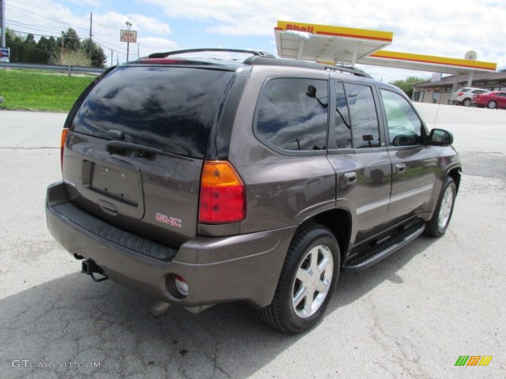 2008 Envoy SLT 4x4 - Medium Brown Metallic / Ebony photo #9