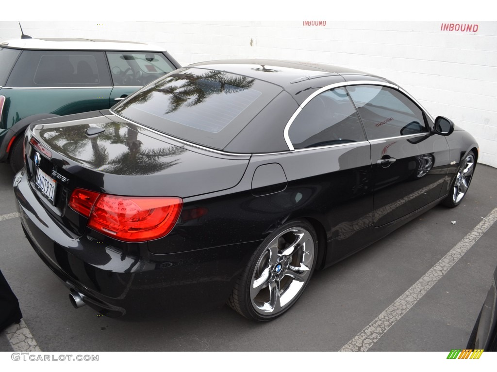 2011 3 Series 335i Convertible - Black Sapphire Metallic / Saddle Brown Dakota Leather photo #4