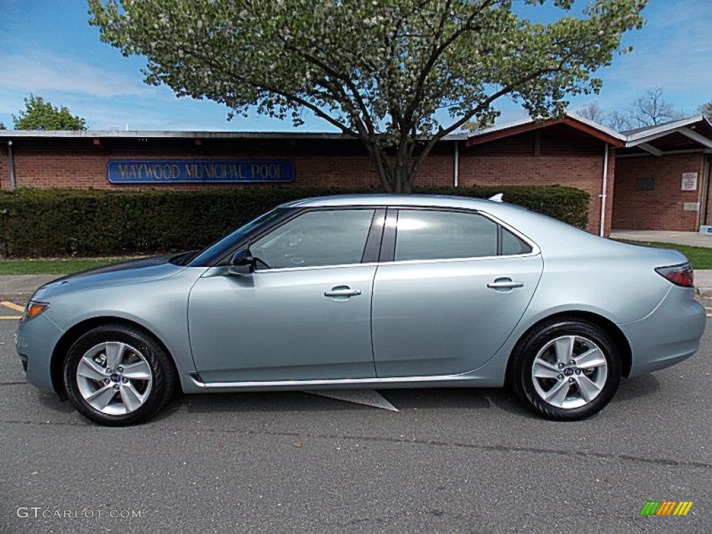 2011 9-5 Turbo4 Sedan - Glacier Silver Metallic / Jet Black photo #2