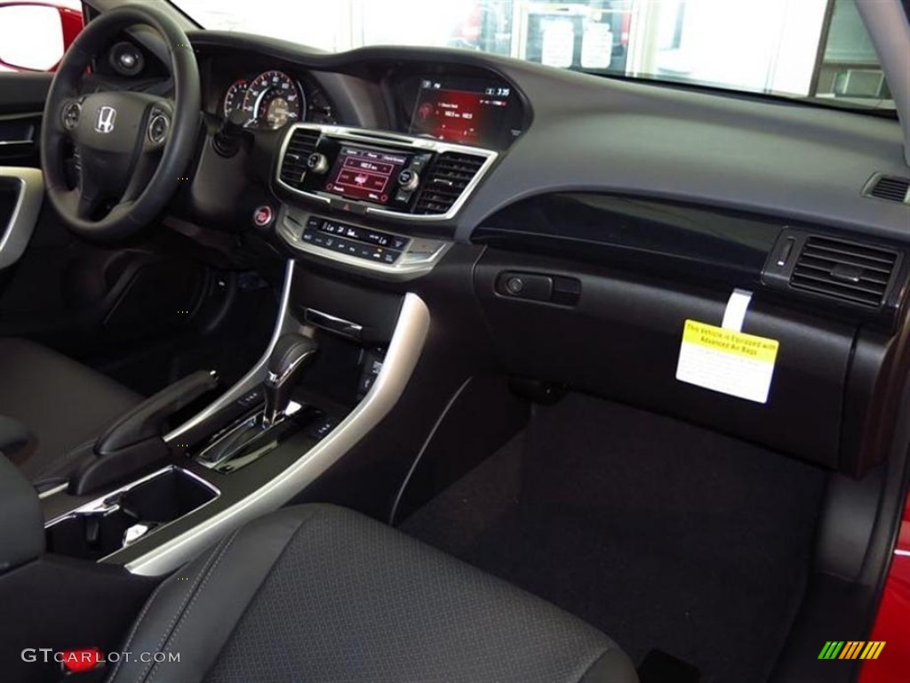 2013 Accord EX-L V6 Coupe - San Marino Red / Black photo #5