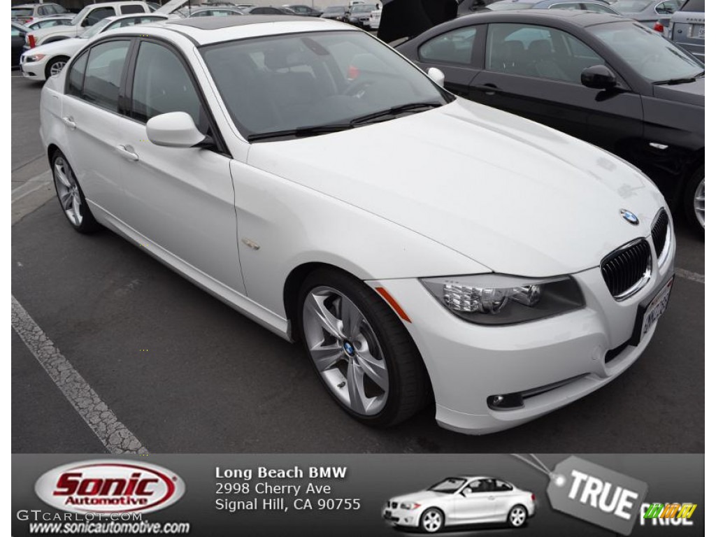 2010 3 Series 335i Sedan - Alpine White / Black photo #1