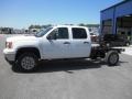 2013 Summit White GMC Sierra 3500HD Crew Cab Chassis 4x4  photo #4