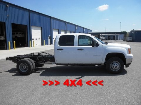 2013 GMC Sierra 3500HD Crew Cab 4x4 Chassis Data, Info and Specs