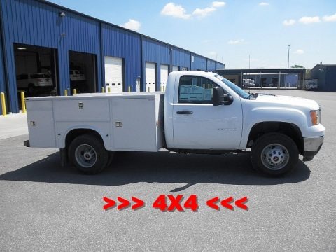 2013 GMC Sierra 3500HD Regular Cab 4x4 Utility Truck Data, Info and Specs