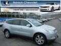 2012 Silver Ice Metallic Chevrolet Traverse LTZ AWD  photo #1