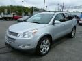 2012 Silver Ice Metallic Chevrolet Traverse LTZ AWD  photo #3