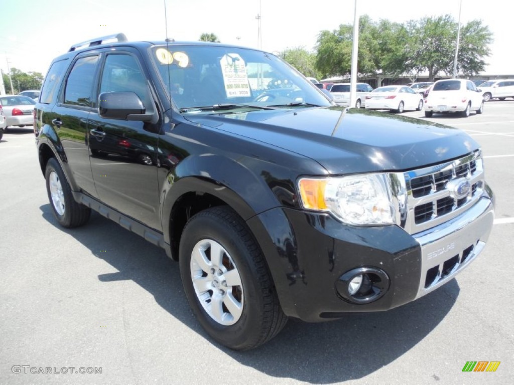 2009 Escape Limited V6 4WD - Black / Charcoal photo #11