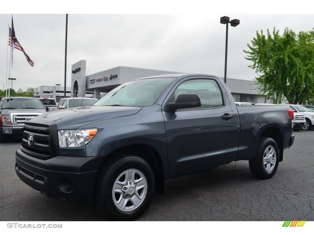 2010 Tundra Regular Cab - Slate Gray Metallic / Graphite Gray photo #6