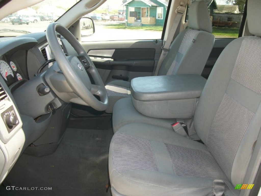 Medium Slate Gray Interior 2007 Dodge Ram 1500 SLT Quad Cab Photo #80458426