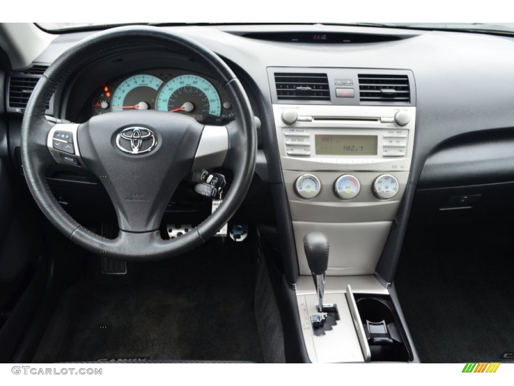 2010 Toyota Camry SE Dark Charcoal Dashboard Photo #80459625