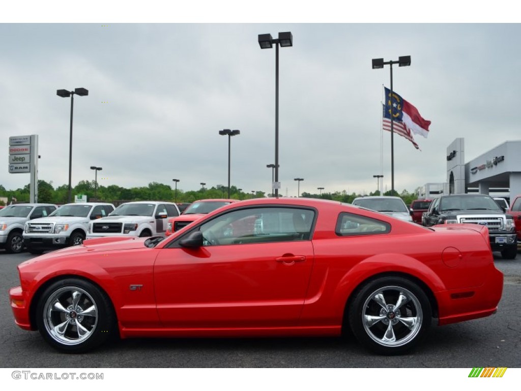 Torch Red 2007 Ford Mustang GT Premium Coupe Exterior Photo #80459990