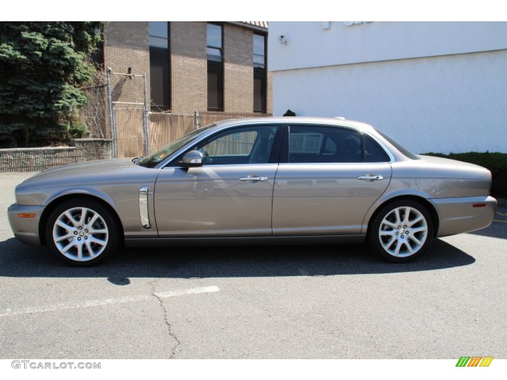 Lunar Grey Metallic 2008 Jaguar XJ XJ8 L Exterior Photo #80460225