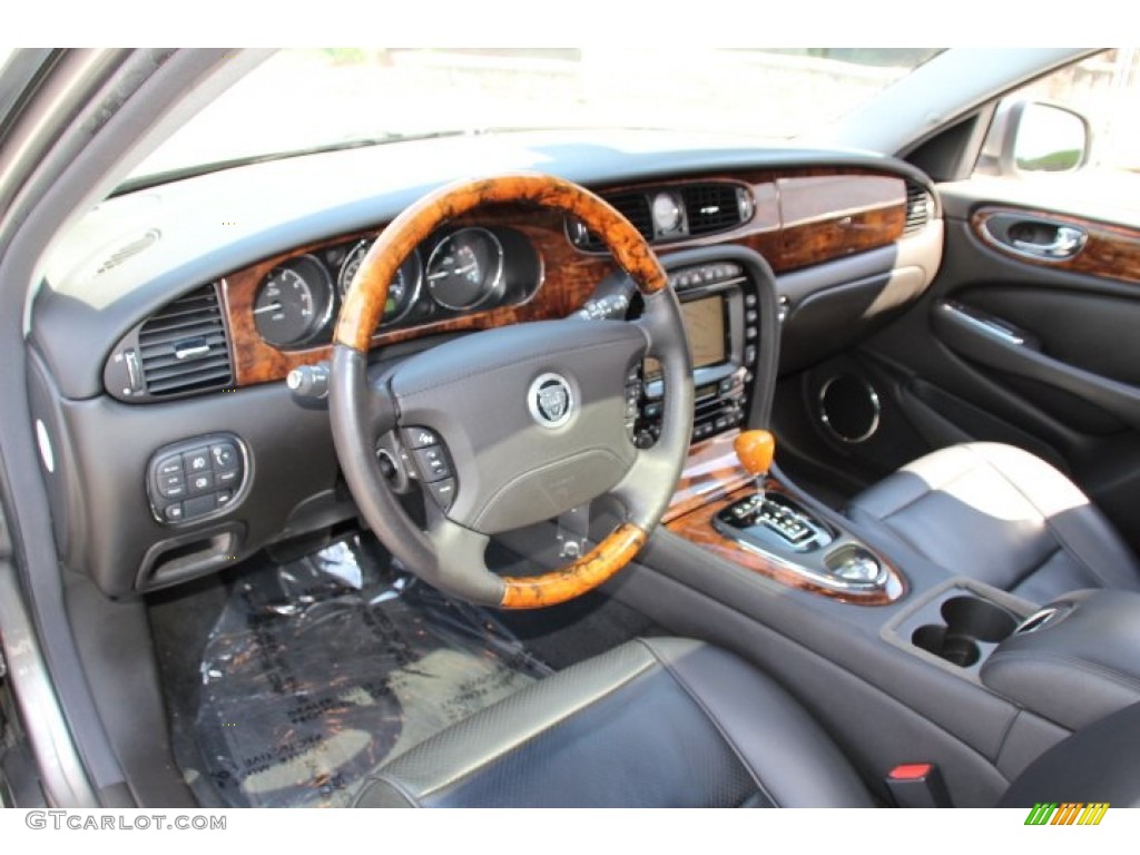 Charcoal Interior 2008 Jaguar XJ XJ8 L Photo #80460263