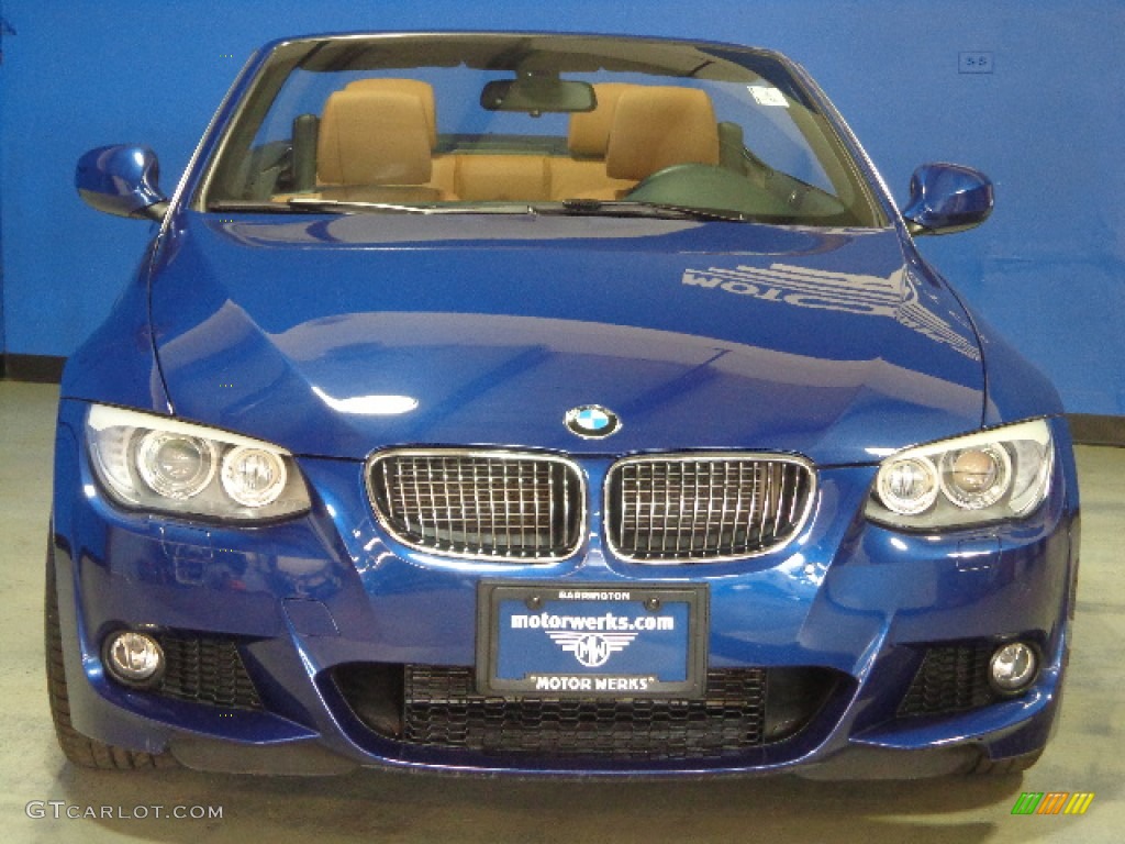 2011 3 Series 328i Convertible - Le Mans Blue Metallic / Saddle Brown Dakota Leather photo #2