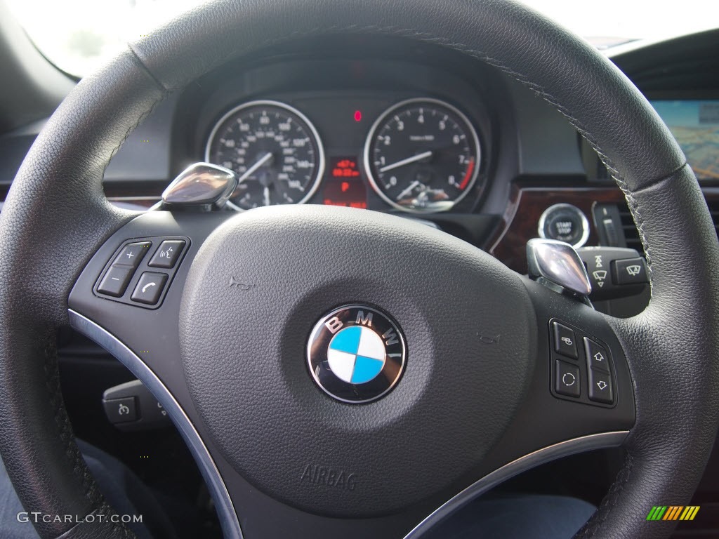 2010 3 Series 335i Convertible - Black Sapphire Metallic / Black photo #16