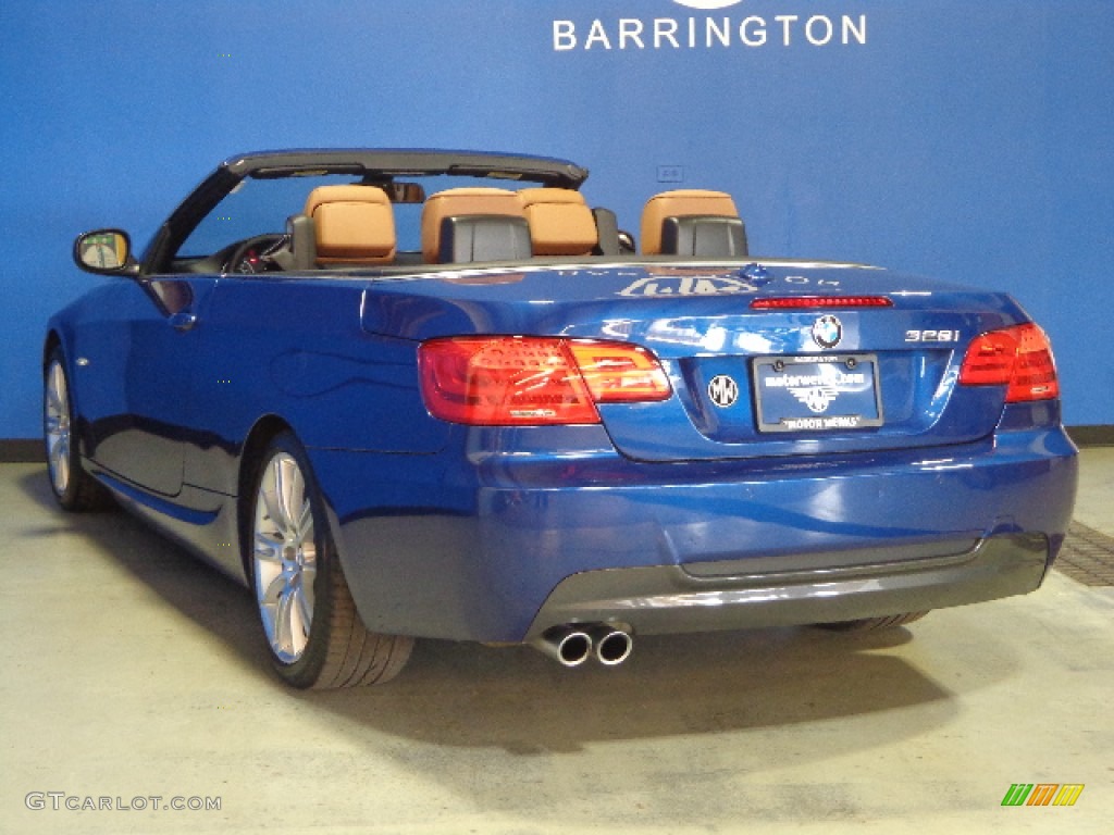 2011 3 Series 328i Convertible - Le Mans Blue Metallic / Saddle Brown Dakota Leather photo #10