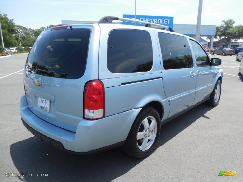 2007 Uplander LT - Polar Blue Metallic / Medium Gray photo #10