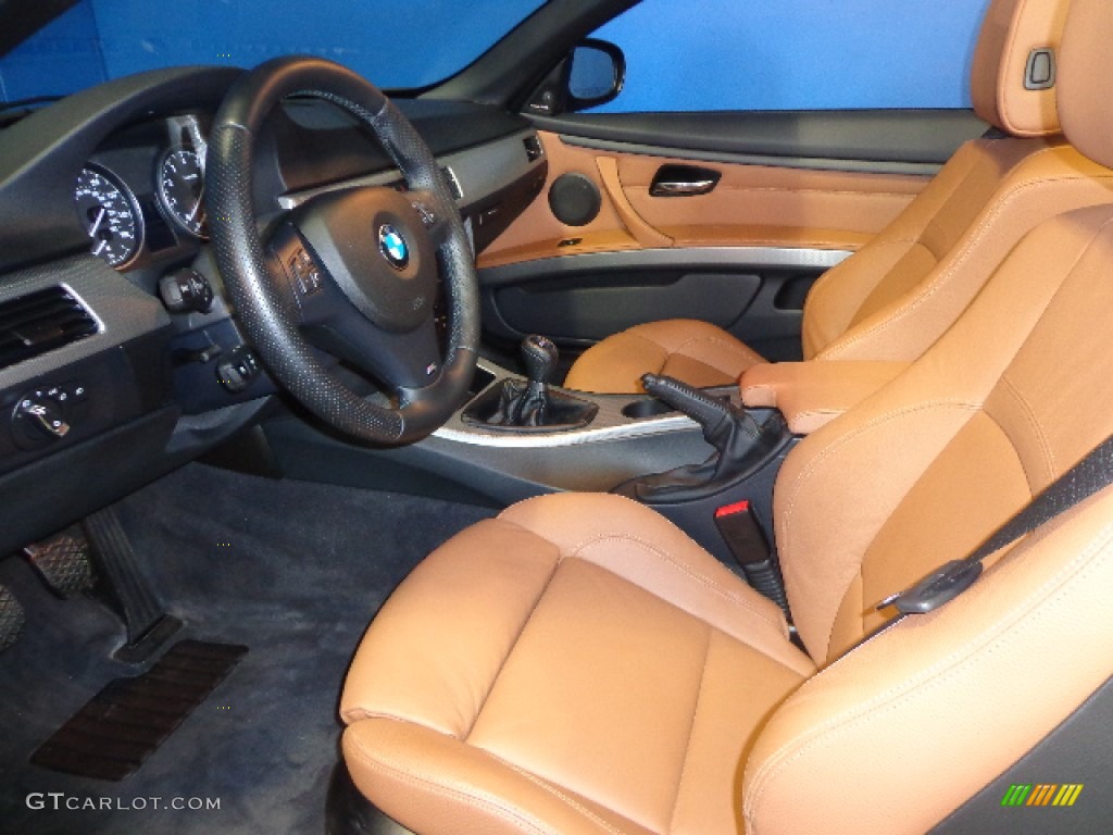 Saddle Brown Dakota Leather Interior 2011 BMW 3 Series 328i Convertible Photo #80461226